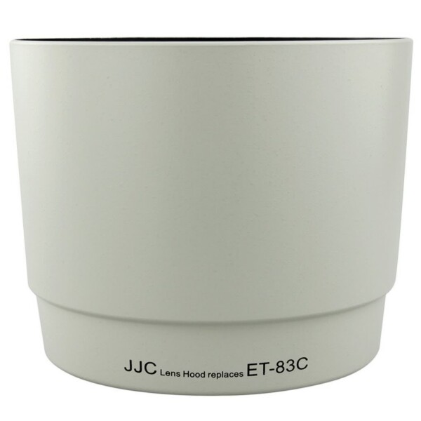 JJC レンズフード 白 Canon ET-83C 互換 EF 100-400mm F4.5-5.6L IS USM レンズ 用 可逆式