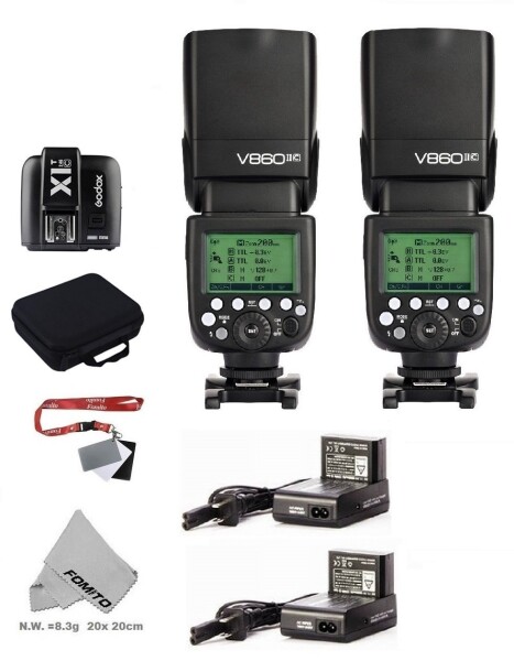 GODOX V860IIC カメラフラッシュセット品 (TTLpioneering Li-ion Camera Flash) Canon EOSカメラに適用