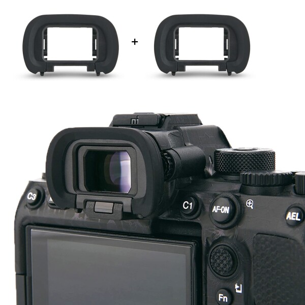 2個入 JJC FDA-EP19 アイカップ 接眼目当て Sony A9III A7RV A7R5 A7IV A7SIII A1 カメラ 対応 FDA-EP19 アイピース 互換