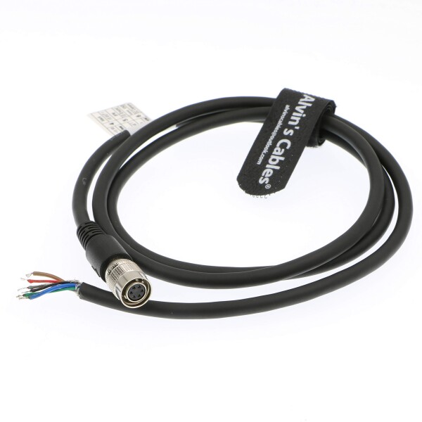 Alvin's Cables Basler GIGE AVT CCD カメラ 用の Hirose 6 pin ツイスト 電源 I O トリガー ケーブル