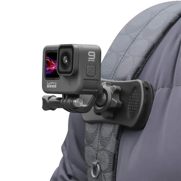 VKESEN クリップマウント GoPro用 アクセサリー 360°回転式 軽量 Hero11/10/9/8/7/Max/Sony/DJI アクションカメラに対応