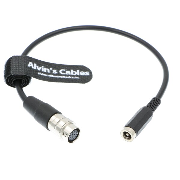 Alvin's Cables GH4 Power B4 2/3 Fujinon Nikon Canon レンズ 用の 12 pin Hirose to DC 12v メス ケーブル