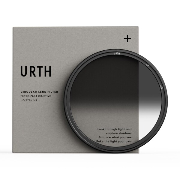 Urth 49mm ハードグラデーション ND8 レンズフィルター(プラス+)