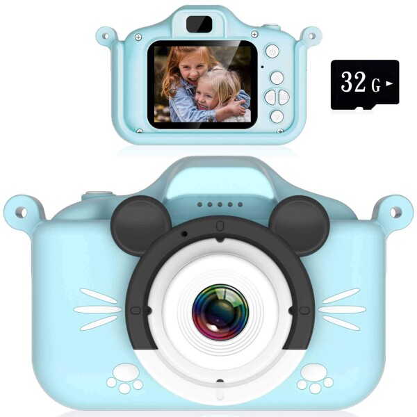 子供用 カメラ 人気 子ども用 4000万画素 デジタルカメラ トイ 女の子 男の子 誕生日プレゼント 知育 教育 1080P 自撮可能 32GBメモリー