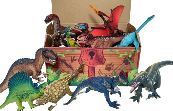 シュライヒ 恐竜 フィギュア 8点 セット 詰め合わせ Dinosaurs ダイナソー schleich 宝箱 誕生日 プレゼント イベント（ぴきしぇも オリ