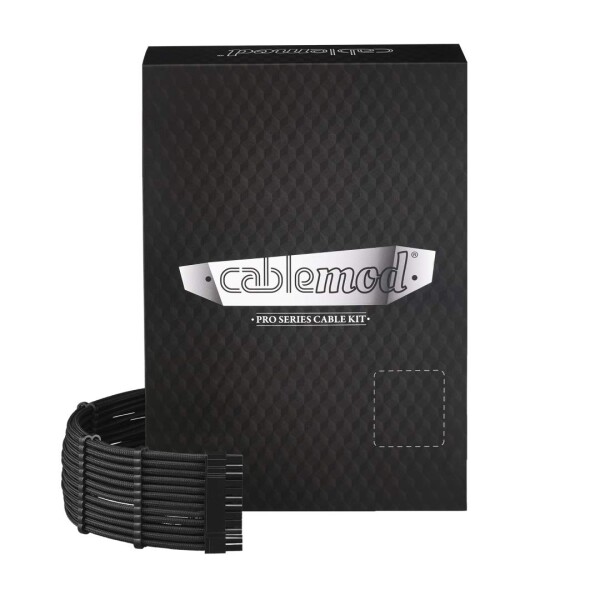 CableMod E-Series Pro ModFlex Sleeved Cable Kit for EVGA G/G+ / P/P+ / T (Black)