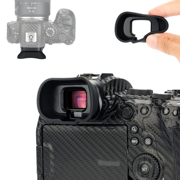 アイカップ 延長型 アイピース 接眼目当て Canon EOS R6 II R5 R6 R5C EOSR6 II EOSR5 EOSR6 EOSR5C カメラ 対応 迷光遮断 ファインダー
