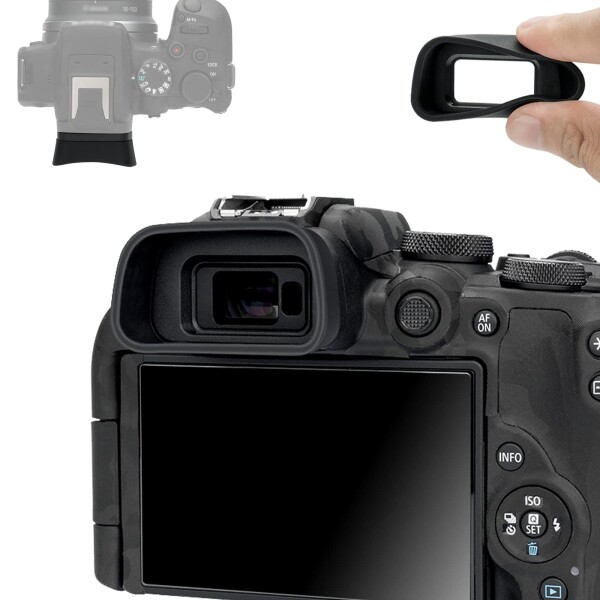 アイカップ 延長型 アイピース 接眼目当て Canon EOS R10 EOSR10 カメラ 対応 迷光遮断 ファインダー 保護