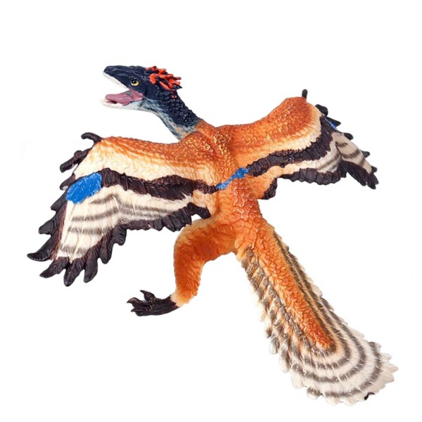 FLORMOON 恐竜のおもちゃ 1個 現実的 始祖鳥 プラスチック恐竜フィギュア バースデーケーキデコレーション パーティー用品 クリスマス キ