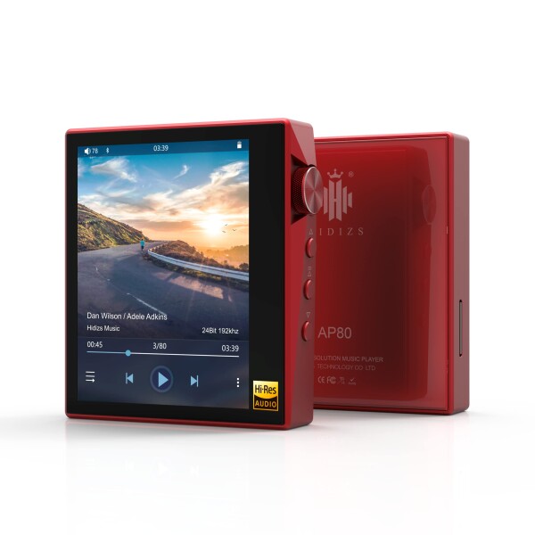 HIDIZS AP80 ロスレス MP3 音楽プレーヤー、フル タッチ スクリーン付き Hi-Fi Bluetooth オーディオ プレーヤー