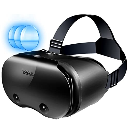 VRヘッドセット VRマウントディスプレイ VRゴーグル vr ゴーグルスマホ用 VRメガネ 3Dメガネ 3D動画 VR動画 PMMA非球面光学レンズ 120°