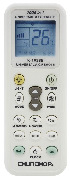 オーディオファン 汎用リモコン エアコン用 国内・海外メーカー製エアコンにも対応 K-1028E