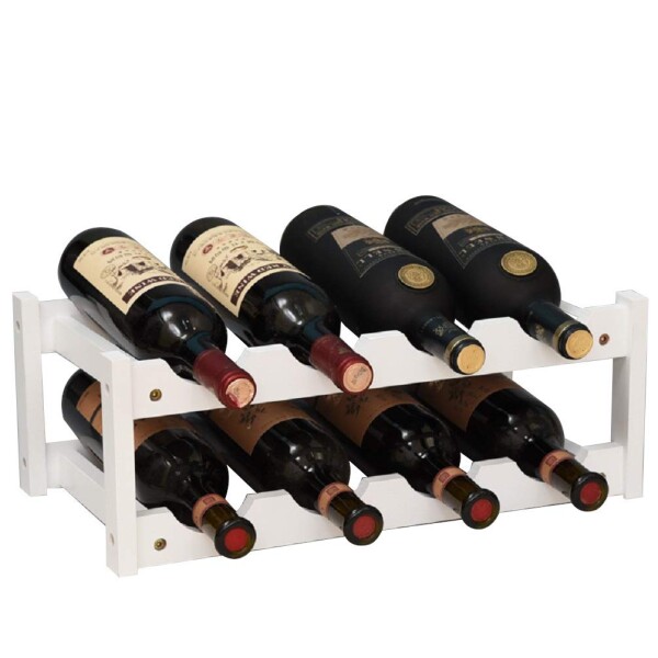 Anberotta 竹製 ワインラック ワインホルダー ワイン シャンパン ボトル ウッド 収納 ケース スタンド インテリア ディスプレイ 2,3,4段