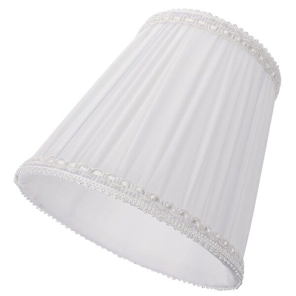 ランプシェード 白い 布製 キャッチ式 照明 交換用 北欧風 薄ベージュ 電気スタンドの傘 雰囲気 装飾ランプ ランプシェード 屋内照明