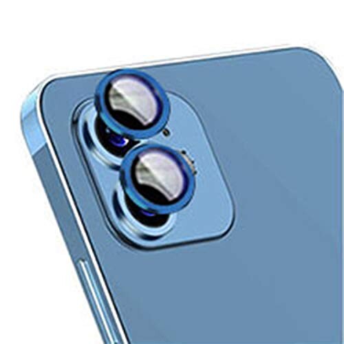 Apple iPhone 12 mini カメラレンズガラスフィルム 9H カメラレンズ保護 アップル アイフォン12ミニ カメラレンズ メタルリング ファッシ