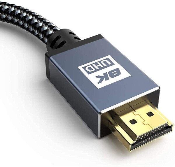 8K HDMI ケーブル 1M HDMI2.1 規格 8K@60Hz 4K@120Hz HDMI Cable ハイスピード 48Gbps 7680x4320p 超高速 UHD HDR HDCP eARC 3D イーサネ