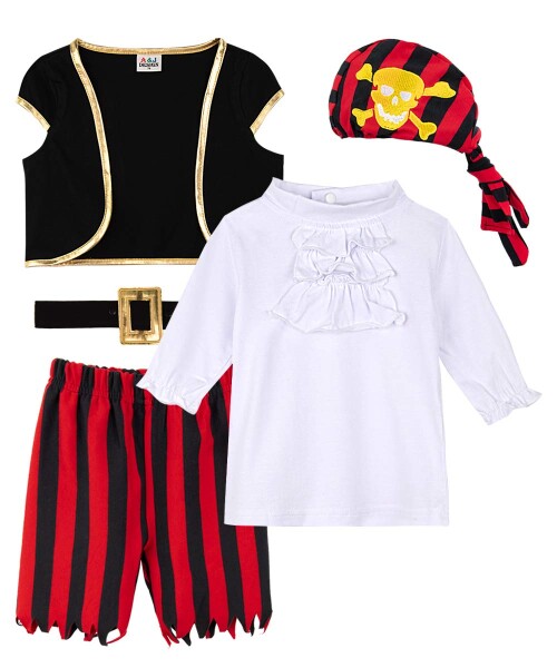(BECOS) 男の子 海賊 コスチューム ロンパース 子供服 コスプレ 仮装 ハロウィン (2歳, 海賊)