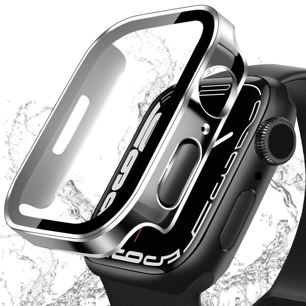 DYAOLE 対応 Apple Watch Series SE2/SE/6/5/4 ケース 44mm アップルウォッチSE2/SE/6/5/4 ケース 44mm 防水光沢2色ケース 対応 アップル
