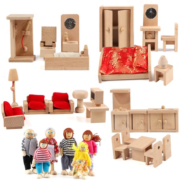 木製 ドールハウス 家具アクセサリ おもちゃ