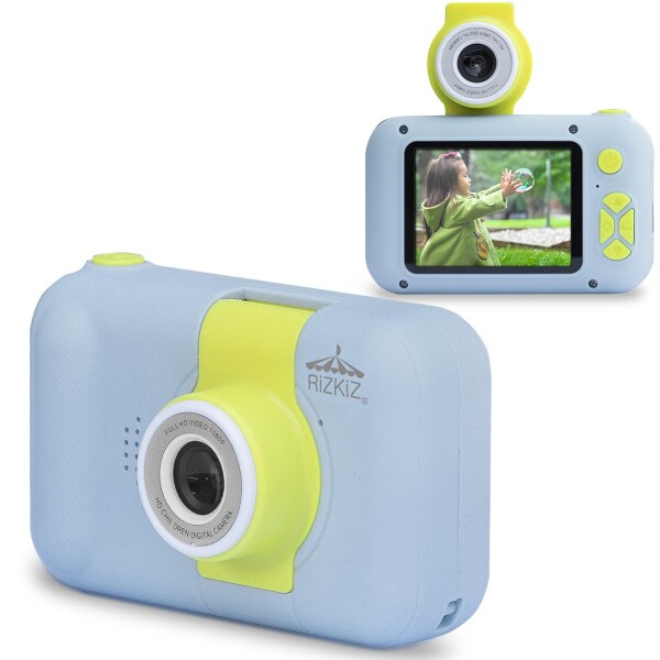 RiZKiZ キッズカメラ 子供用カメラ トイカメラ デジタルカメラ デジカメ 1080p 日本語説明書 動画 写真 4000万画素 自撮可能 ゲーム タ