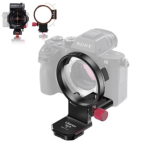 Ulanzi S-63 カメラレンズ三脚マウント 回転式水平・垂直マウントブレートキット Clawクイックリリース アルミ合金製 カメラアクセサリー