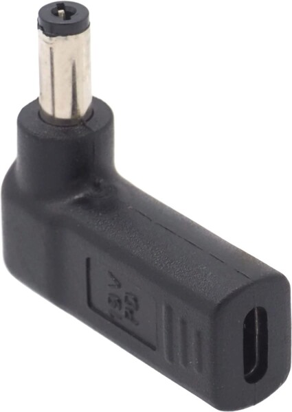 オーディオファン USB-C 19V DC 変換 コネクタ TypeC DC L字 外径5.5mm 内径2.1mm 変換アダプター PD対応高出力充電器が必要です
