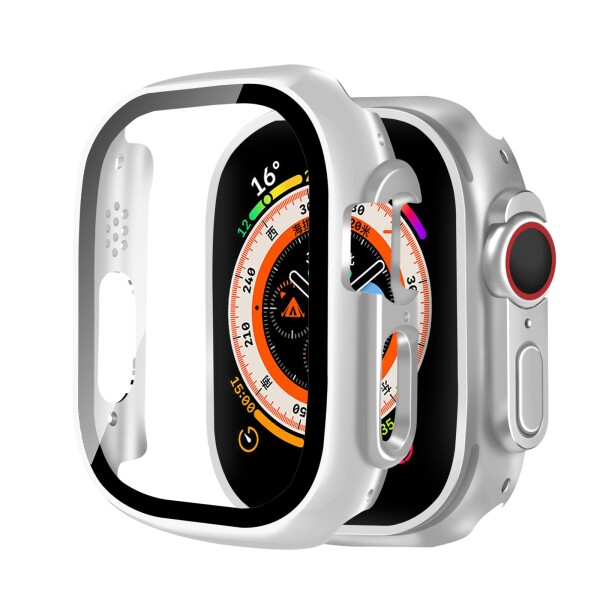 YUGYUG for Apple Watch ケース 49mm 45mm 44mm 41mm 40mm 対応 Apple Watch カバー ultra/ultra2 49mm 日本旭硝子材 二重構造 アップル