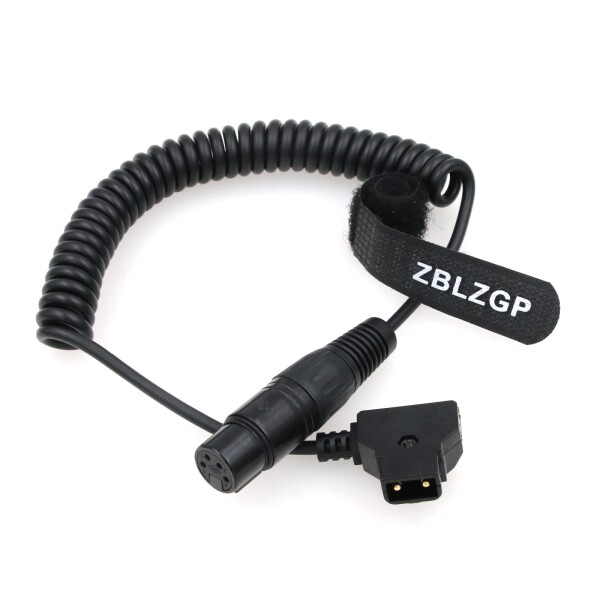 ZBLZGP D-tap オス - XLR 4ピン メス 電源ケーブル Blackmagic URSA Mini Pro 4.6K カメラ LVM-170A TVlogic Monitor Roland E2L R88 (コ