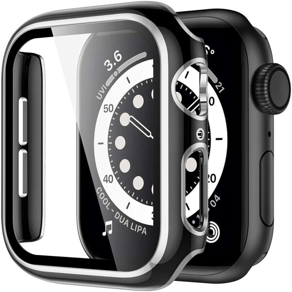 Apple Watch ケース 38mm/40mm/42mm/44mm iWatch カバー アップルウォッチ カバー Apple Watch フィルム 超薄型 液晶全面保護カバー 日本