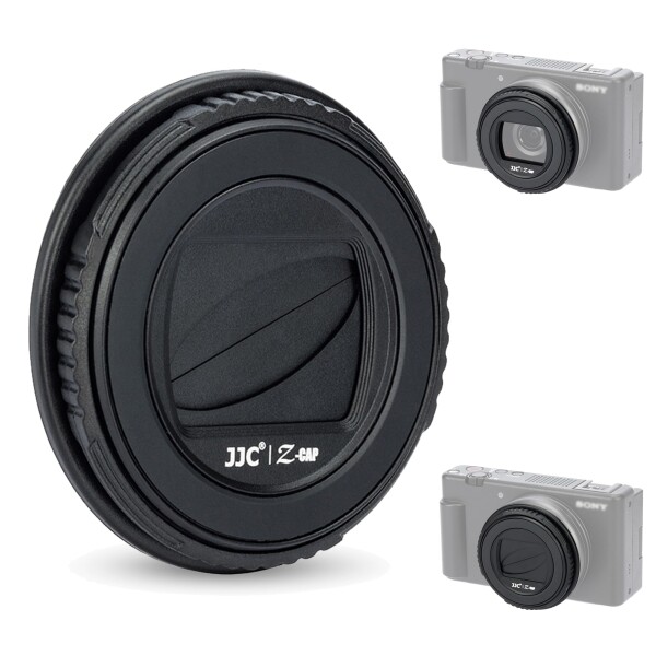 JJC レンズキャップ レンズバリア Sony ZV-1F ソニー Vlog用カメラ ZV-1F 専用 レンズ保護 レンズカバー 防塵 キズ防止 携帯便利 耐スク