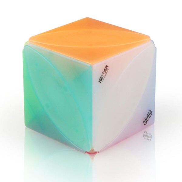 JellyCube マジックキューブ かわいい おしゃれ 2x2 3x3 ゼリーキューブ 魔方 キューブ 立体パズル 回転スムーズ Magic Cube (ゼリー 紅