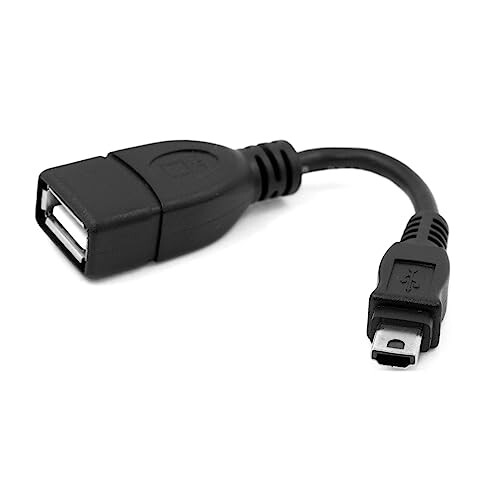 CY Cable VMC-UAM1 USB 2.0 OTGケーブル ミニ Aタイプ オス - USB メス ホスト ハンディカム PDA 電話用