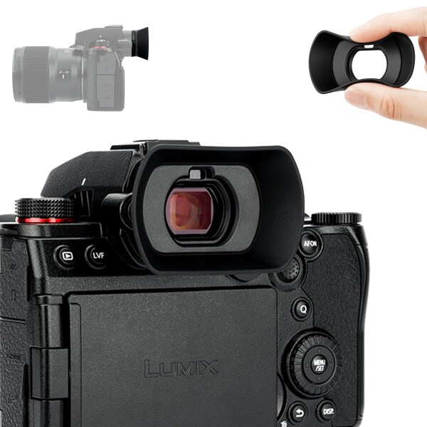 アイカップ 延長型 アイピース 接眼目当て Panasonic Lumix S5 II S5M2 DC-S5M2K / S5 IIX DC-S5M2X カメラ 対応 迷光遮断 ファインダー
