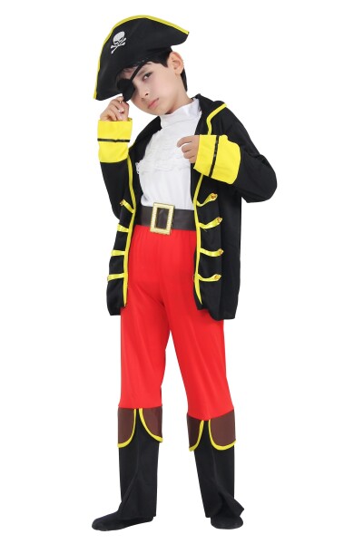 (Biwinky) 海賊 仮装 パイレーツ コスプレ 衣装 子供 キッズ コスチューム 男の子 カリビアン なりきり 変装 万聖節 ハロウィン パーティ