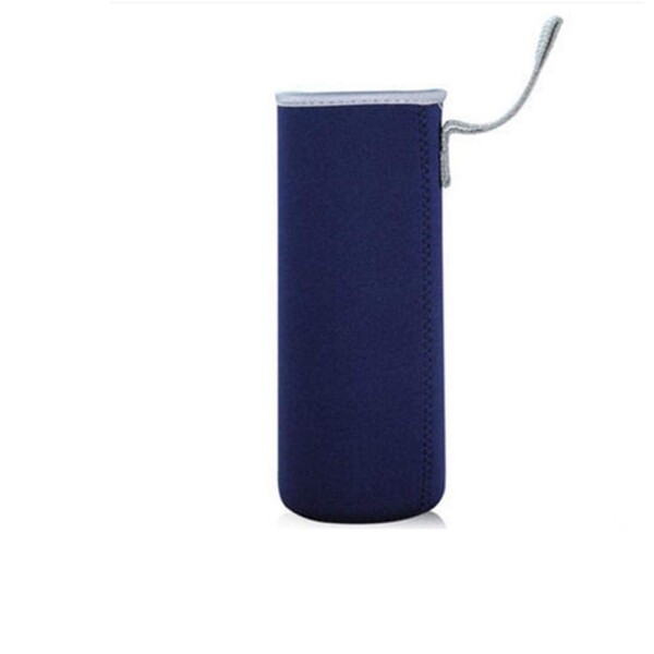 ペットボトルカバー 500ml 水筒カバー 断熱ネオプレン 水筒ケース 550ml ボトルカバー 600ml (550ml, ダークブルー/dark blue)