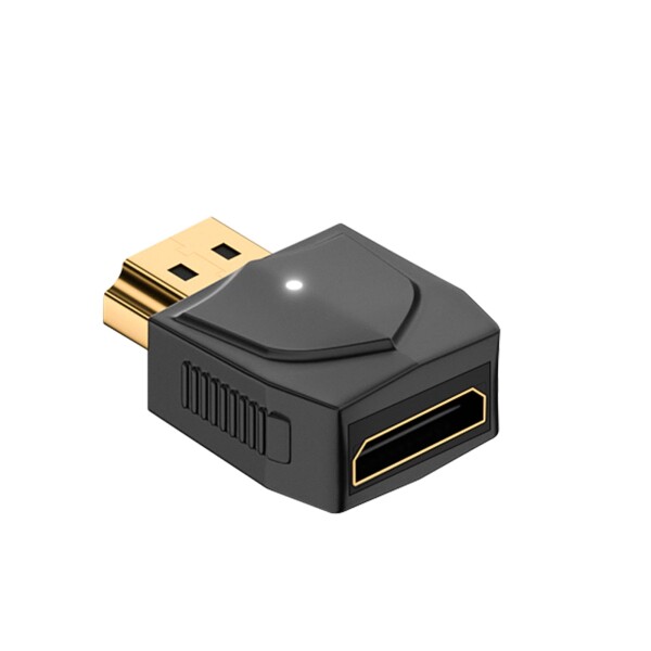 Duttek 8K HDMI ミニ HDMI アダプター、HDMI オスミニ HDMI メス延長アダプター 48Gbps ミニ HDMI HDMI 2.1 バージョン コネクター サポ
