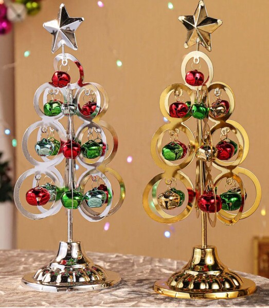 クリスマスツリー 卓上 クリスマスプレゼント 卓上 鉄 おもちゃ クリスマス 飾り オーナメント 置物 飾り付け デコレーション 装飾 ゴー