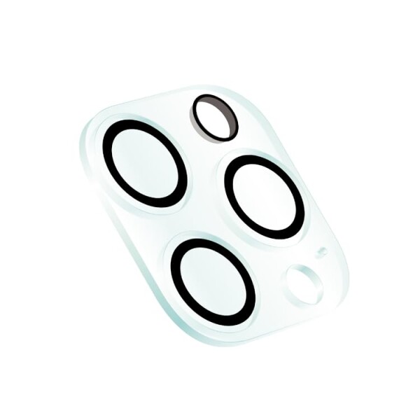 トラッフル レンズへのキズ防止 割れ欠け防止 背面フラット化 カメラレンズプロテクタ for iPhone 15 Pro 用(3レンズ) カメラレンズ 保護