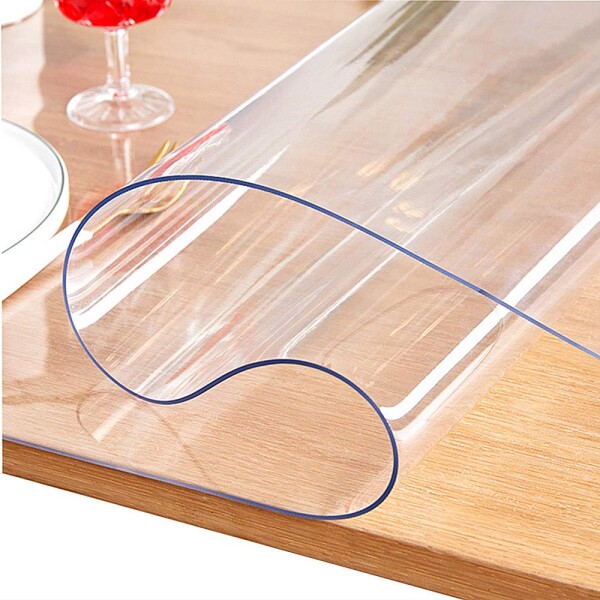 JINCHENJIAJU 透明 テーブルクロス PVC製 テーブルマット デスクマット マット テーブルカバー ビニールマット厚さ1.0mm 1.5mm 2.0mm ,防