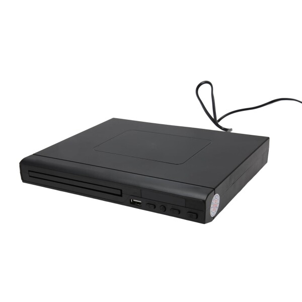 ポータブルミニDVDプレーヤー、リモコン付きテレビ用USB HD DVDプレーヤー、AV出力付きコンパクト小型DVD CDディスクプレーヤー、USB入力