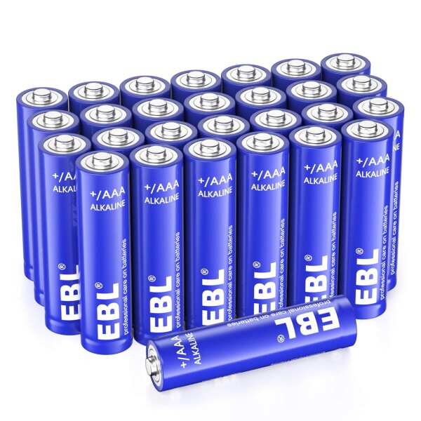 EBL 単4電池 28個セットアルカリ aaa 乾電池1.5v リモコン、ランタン、ラジオ用 単四電池 長持ち電池 液漏れ防止 災害電池