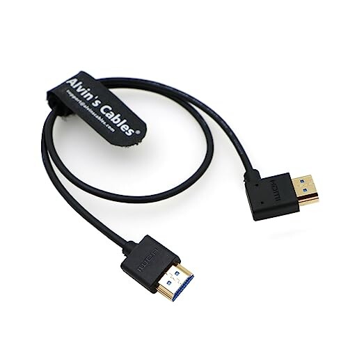 Alvin's Cables 8K 2.1 HDMIケーブル 高速 Atomos Ninja Vモニター用 ストレートからレフトアングルHDMIコード Z CAM E2 用 for Sony FS5