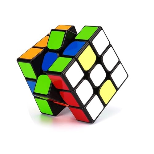 マジックキューブ 3x3x3 魔方 2022版 競技用 スムーズ回転 世界基準配色 立体パズル (入門版3ｘ3ｘ3)
