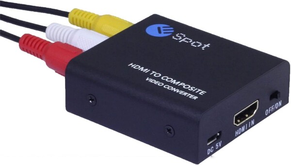 ESPOT HDMI to コンポジット AV RCA 変換コンバーター （メーカー長期保障付き）