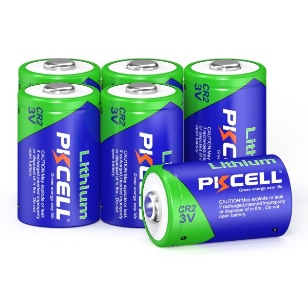 CR2 電池 6個, PKCELL CR2リチウム電池 3V, (CR15H270交換)