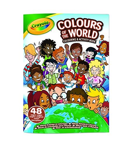 Crayola (クレヨラ) Colours of the World (カラー・オブ・ザ・ワールド) - アルバムのアクティビティと塗り絵 48ページ 教育的アクティ