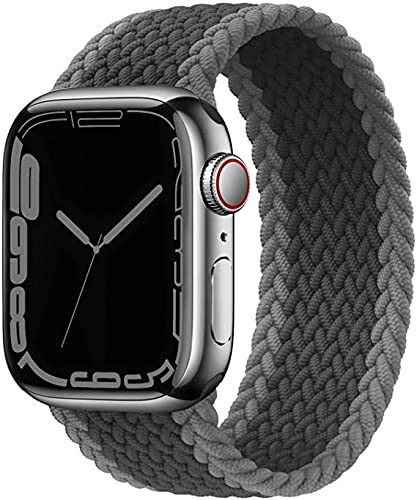 コンパチブル apple watch バンド ブレイデッドソロループ 編組バンド 超軽量デザイン 伸びにくい 通気性 apple watch ultra/8/7/6/5/4/3